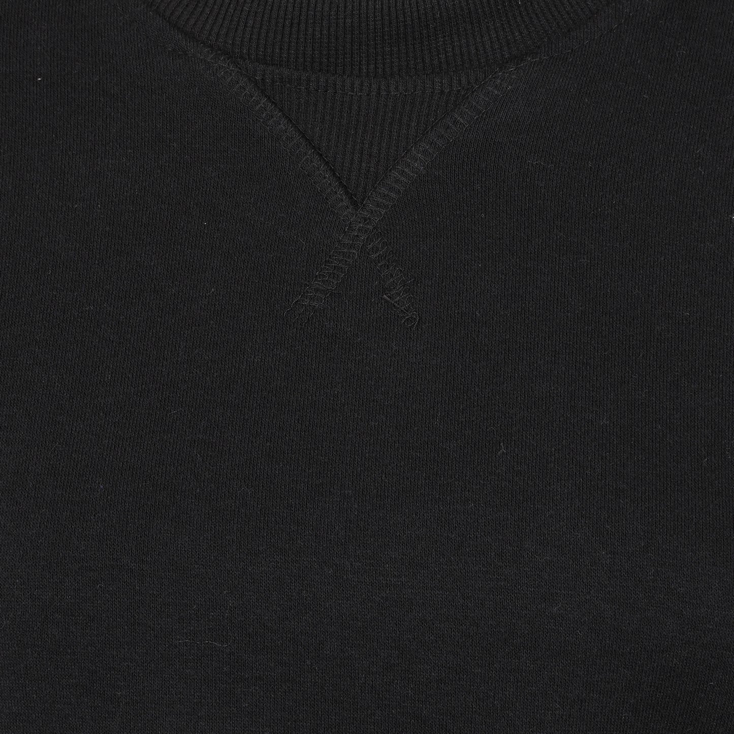 Ladies Oversized Crew Neck Sweater - Black