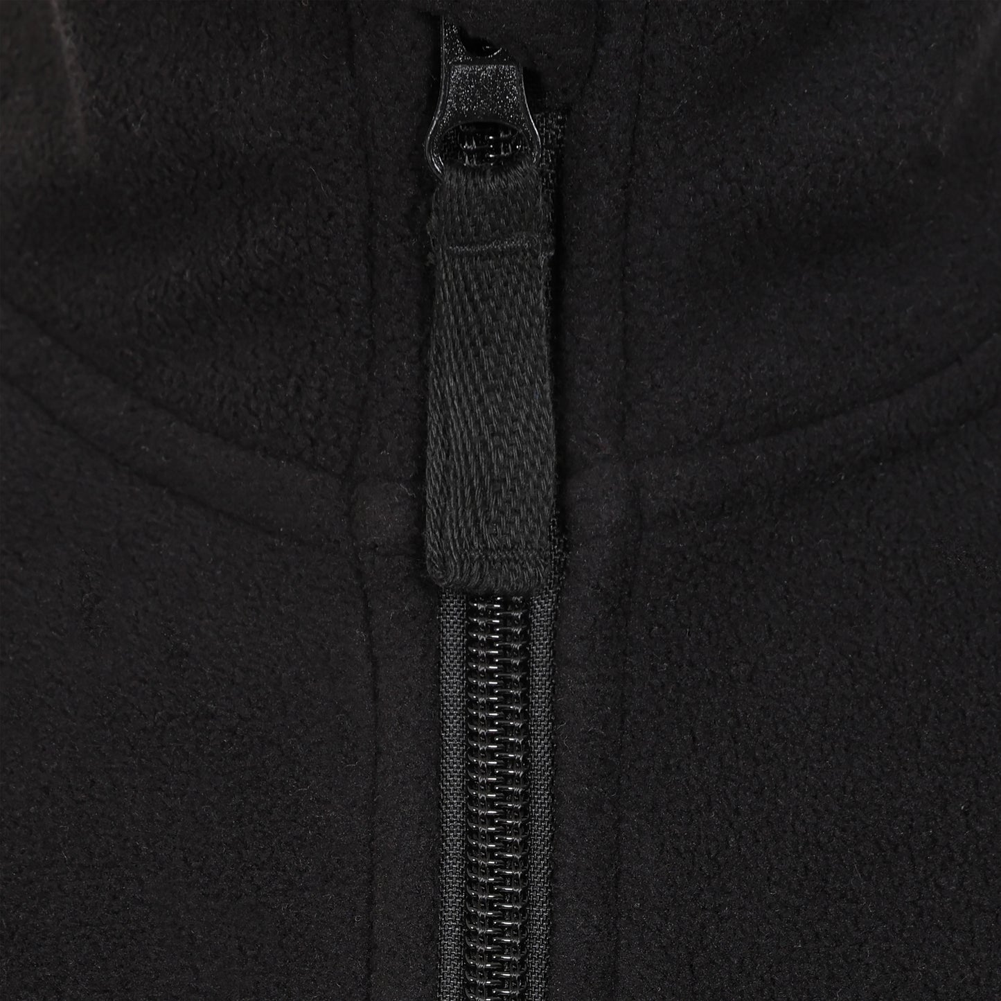 Kids 1/4 Zip Fleece Jumper - Black