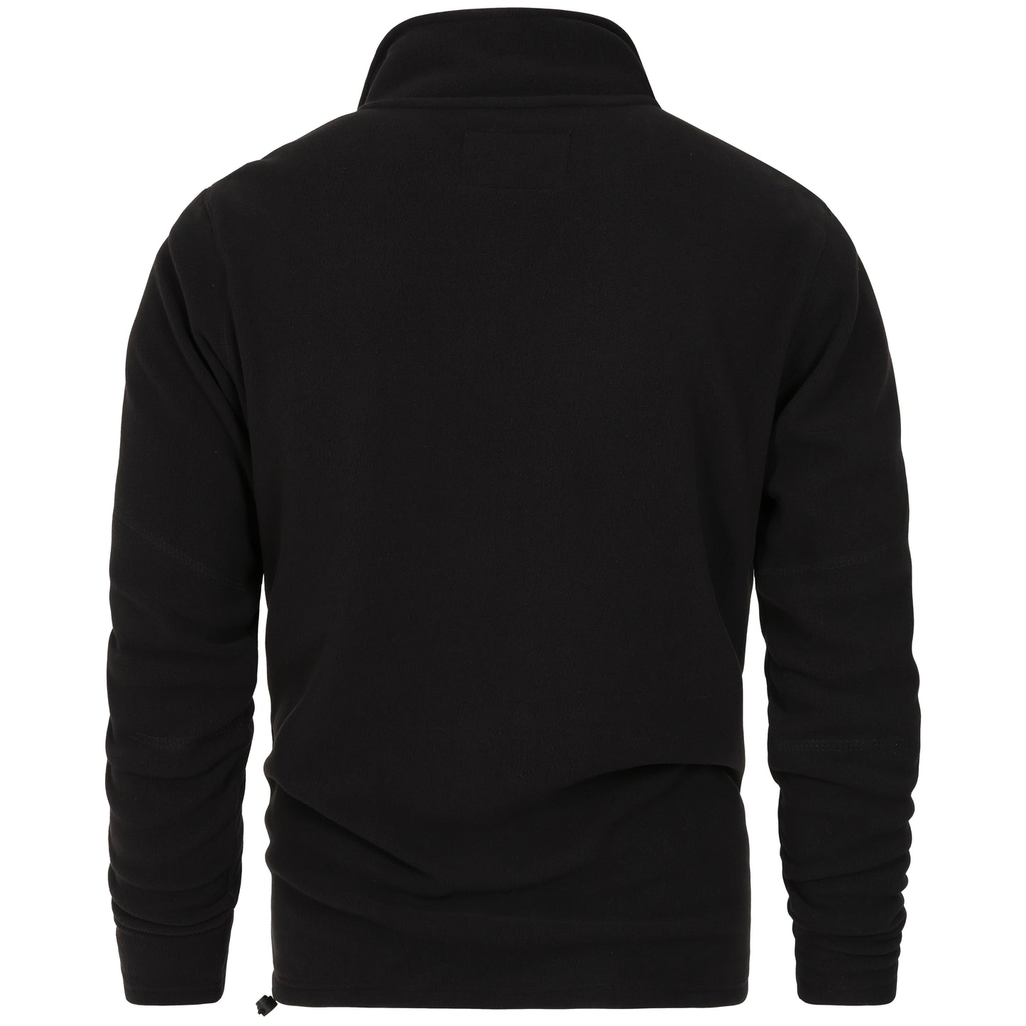 Mens 1/4 Zip Fleece Jumper - Black