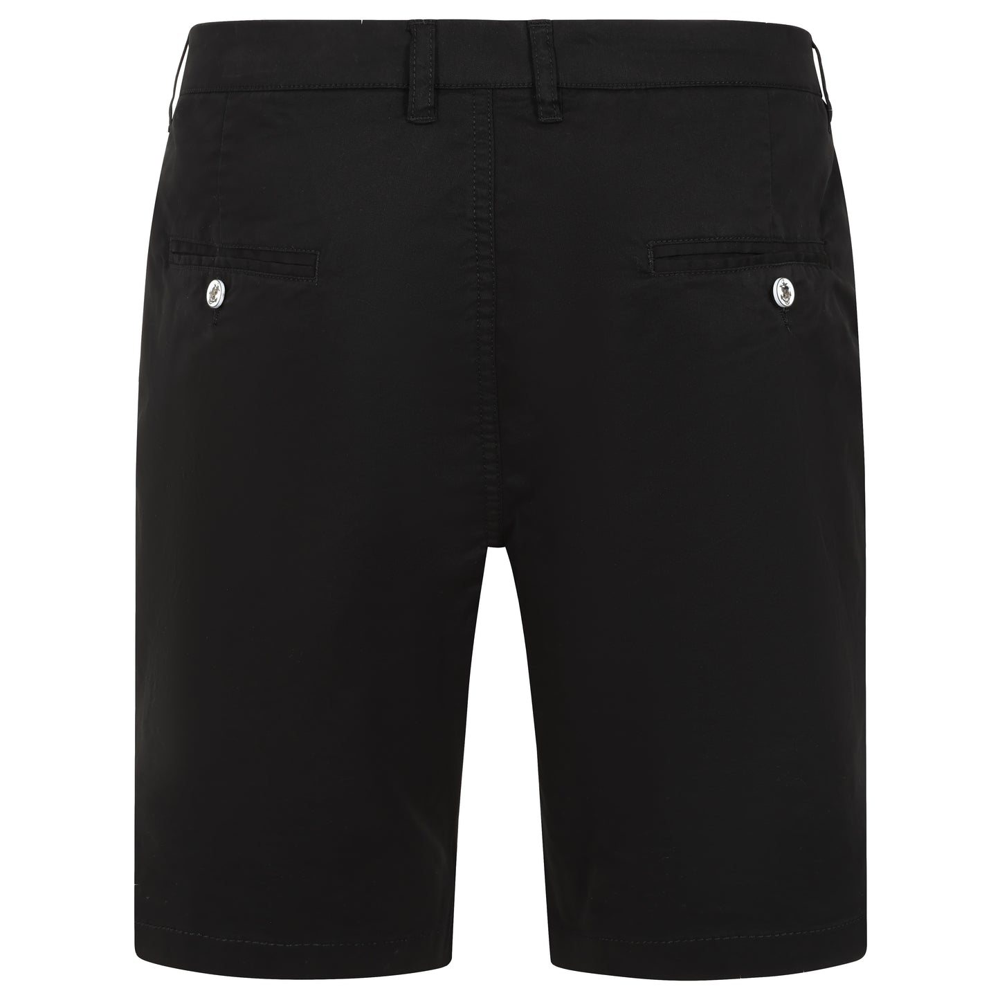 Men's Cotton Stretch Chino Shorts - Black