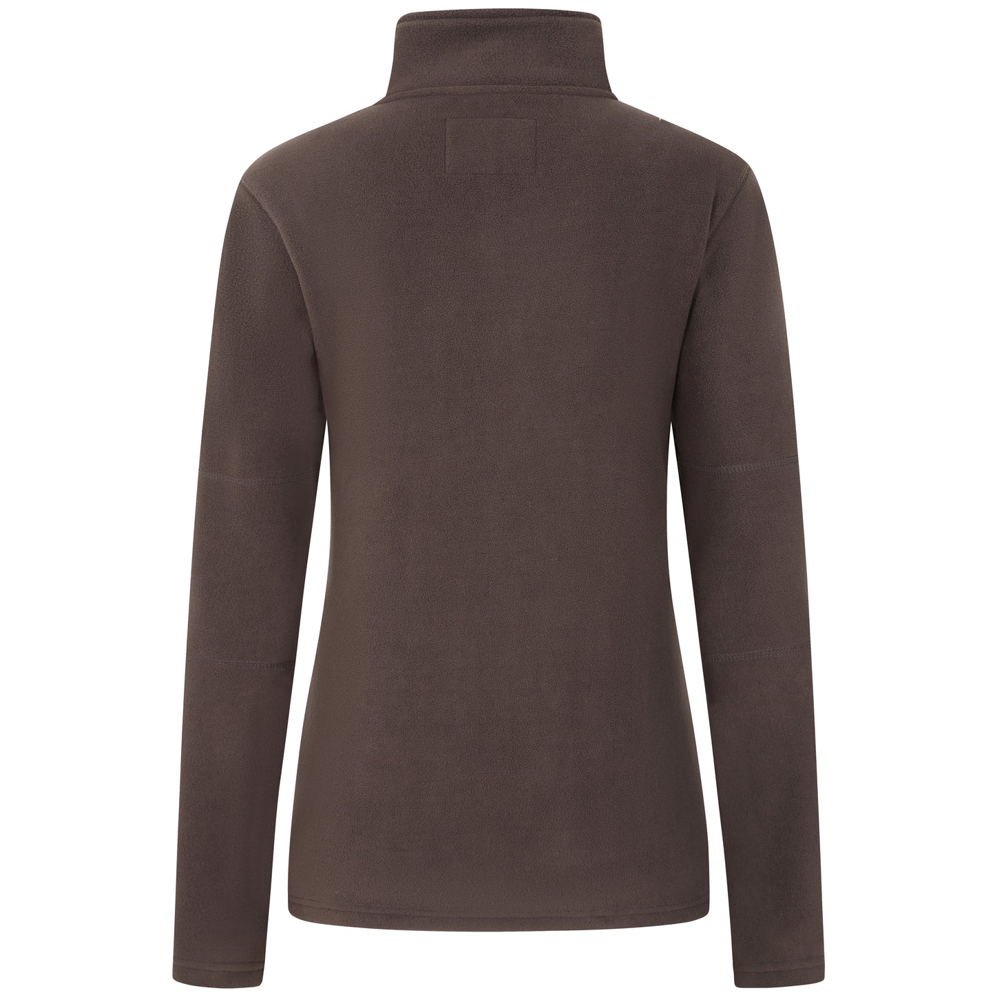 Ladies 1/4 Zip Fleece Jumper - Charcoal