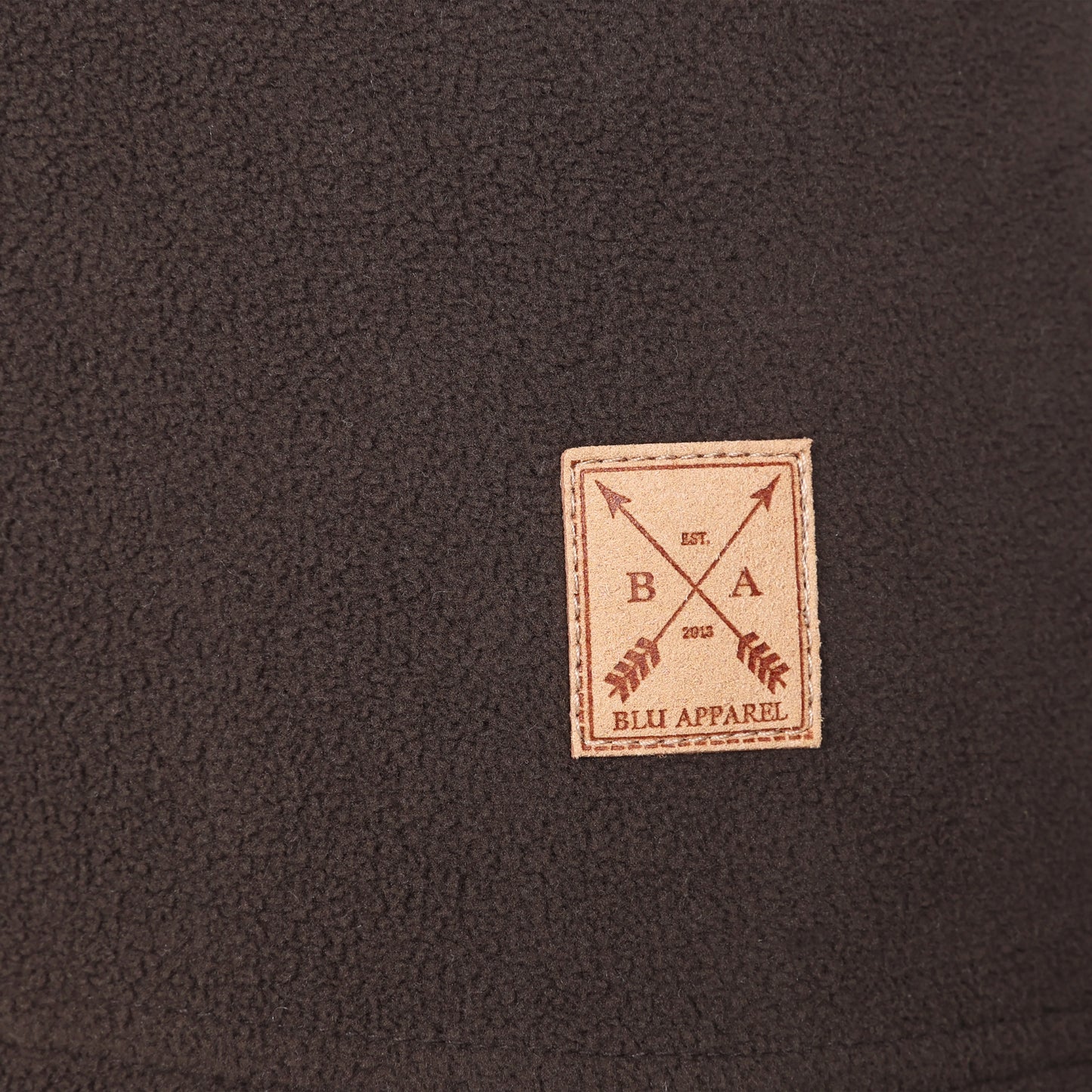 Ladies 1/4 Zip Fleece Jumper - Charcoal