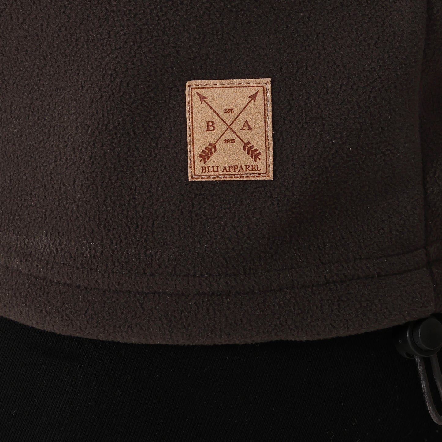 Ladies 1/4 Zip Fleece Jumper - Charcoal