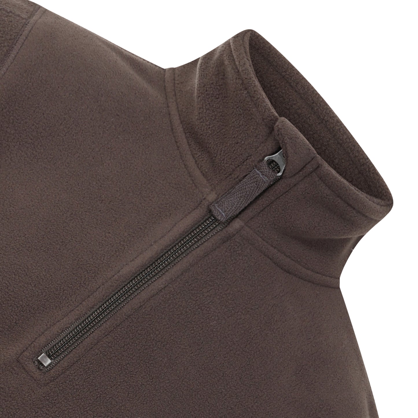 Kids 1/4 Zip Fleece Jumper - Charcoal