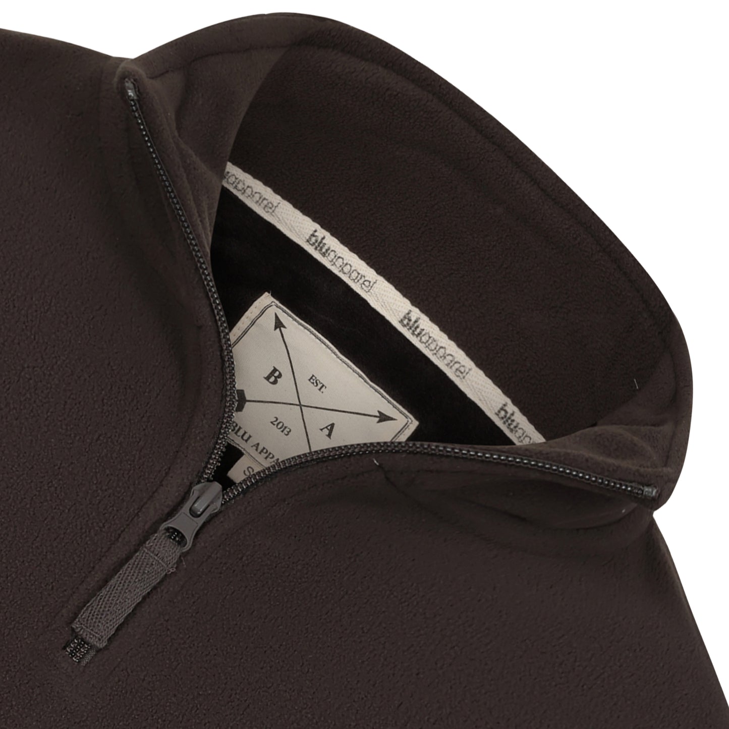 Mens 1/4 Zip Fleece Jumper - Charcoal