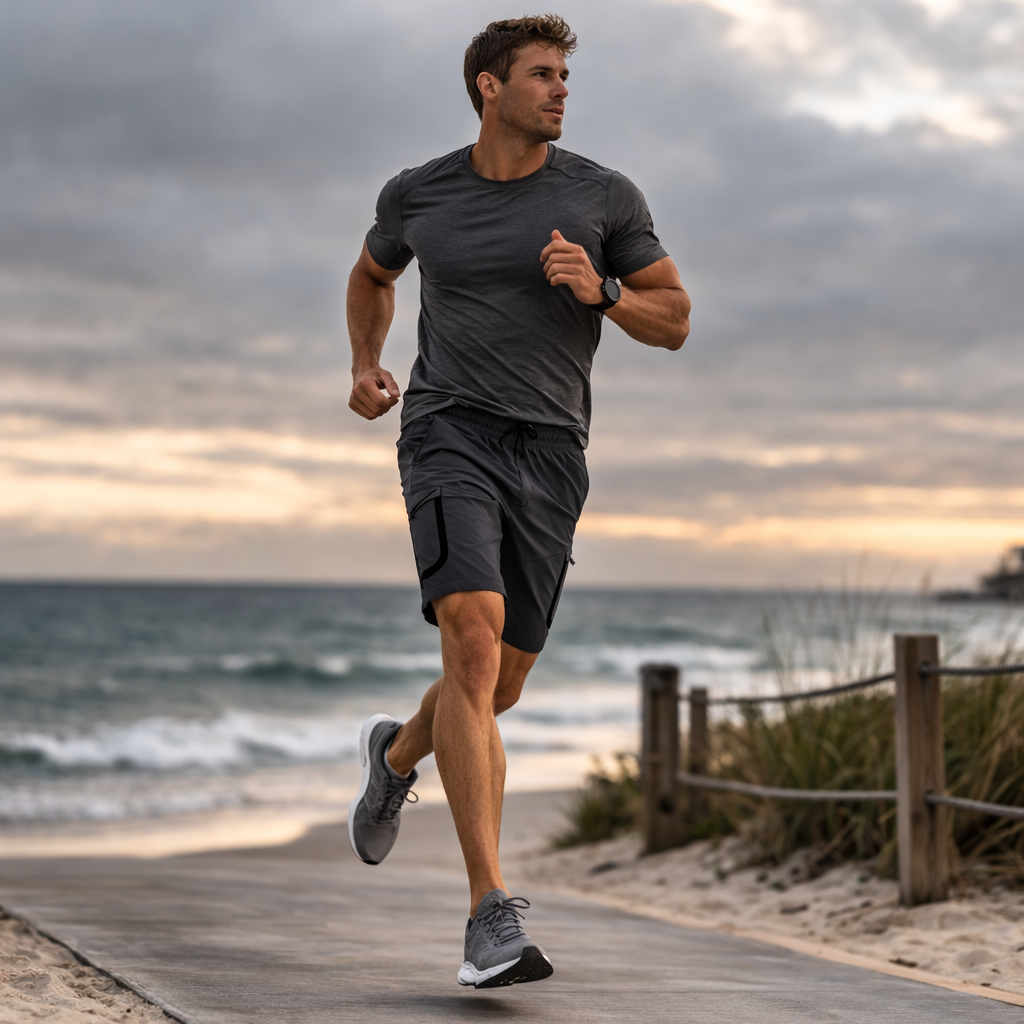 Men's Outdoor / Sports Shorts - Charcoal