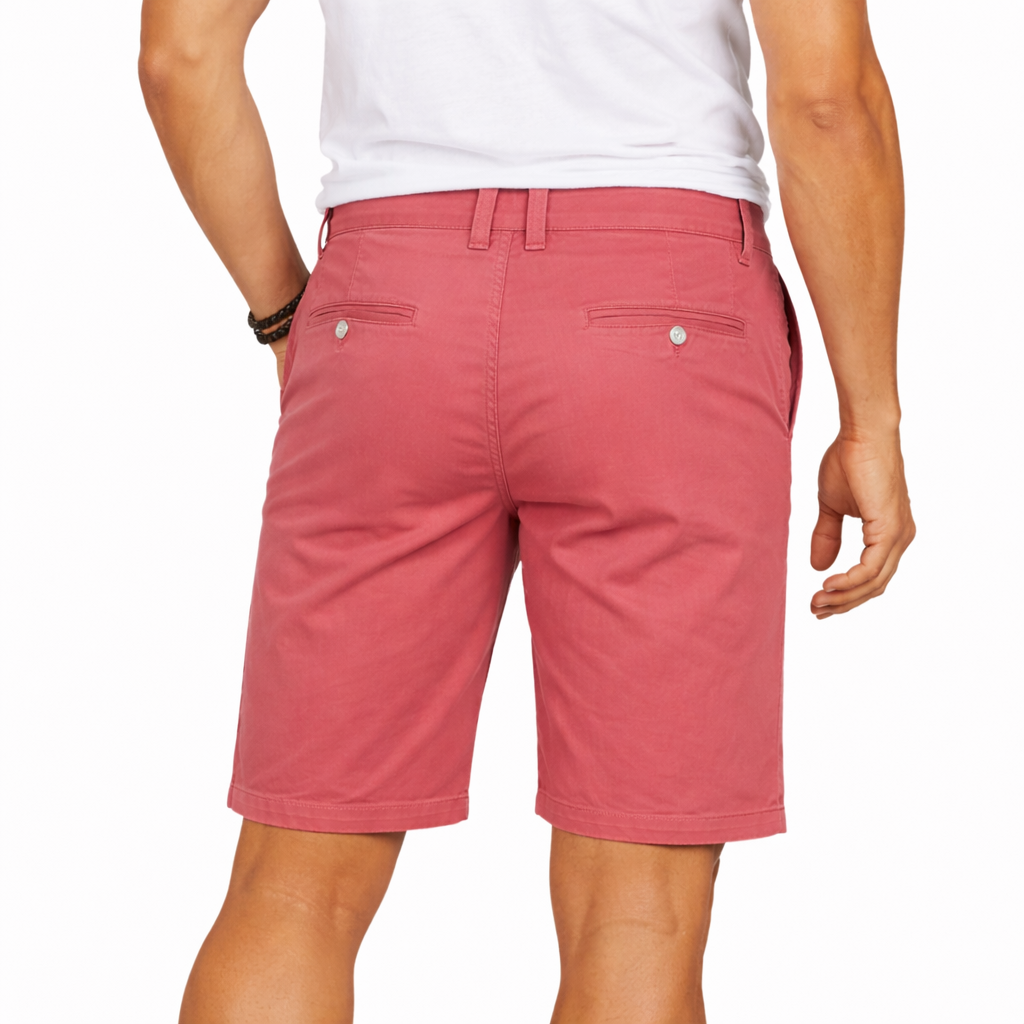 Men's Cotton Stretch Chino Shorts - Mulberry