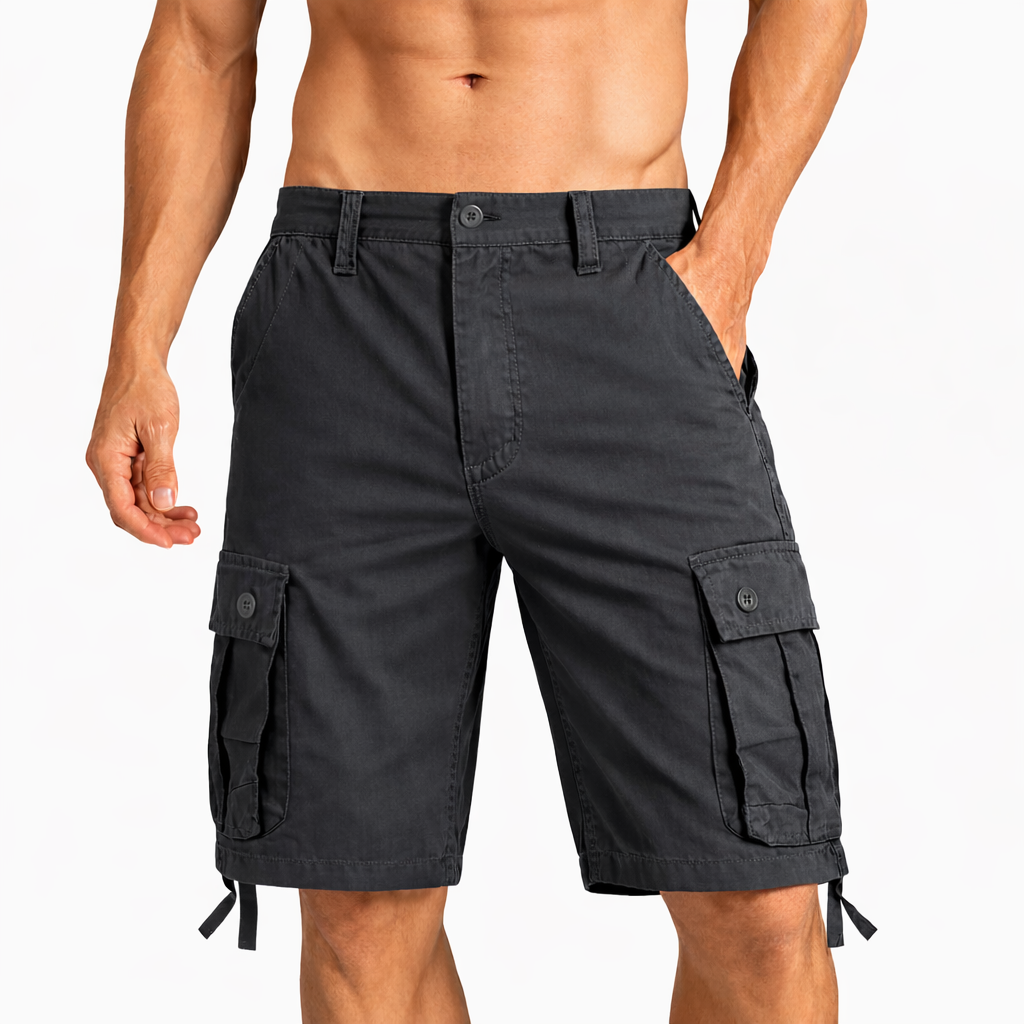 Men's Cargo Shorts - Charcoal