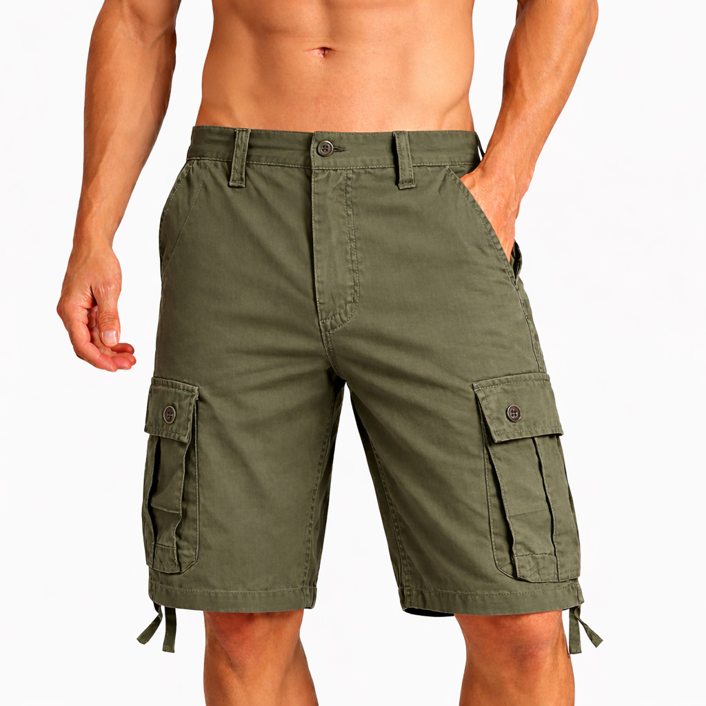 Men's Cargo Shorts - Green