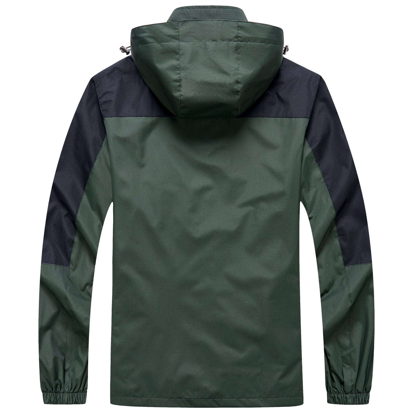 Men's Outdoor Rain Jacket - Black / Grey