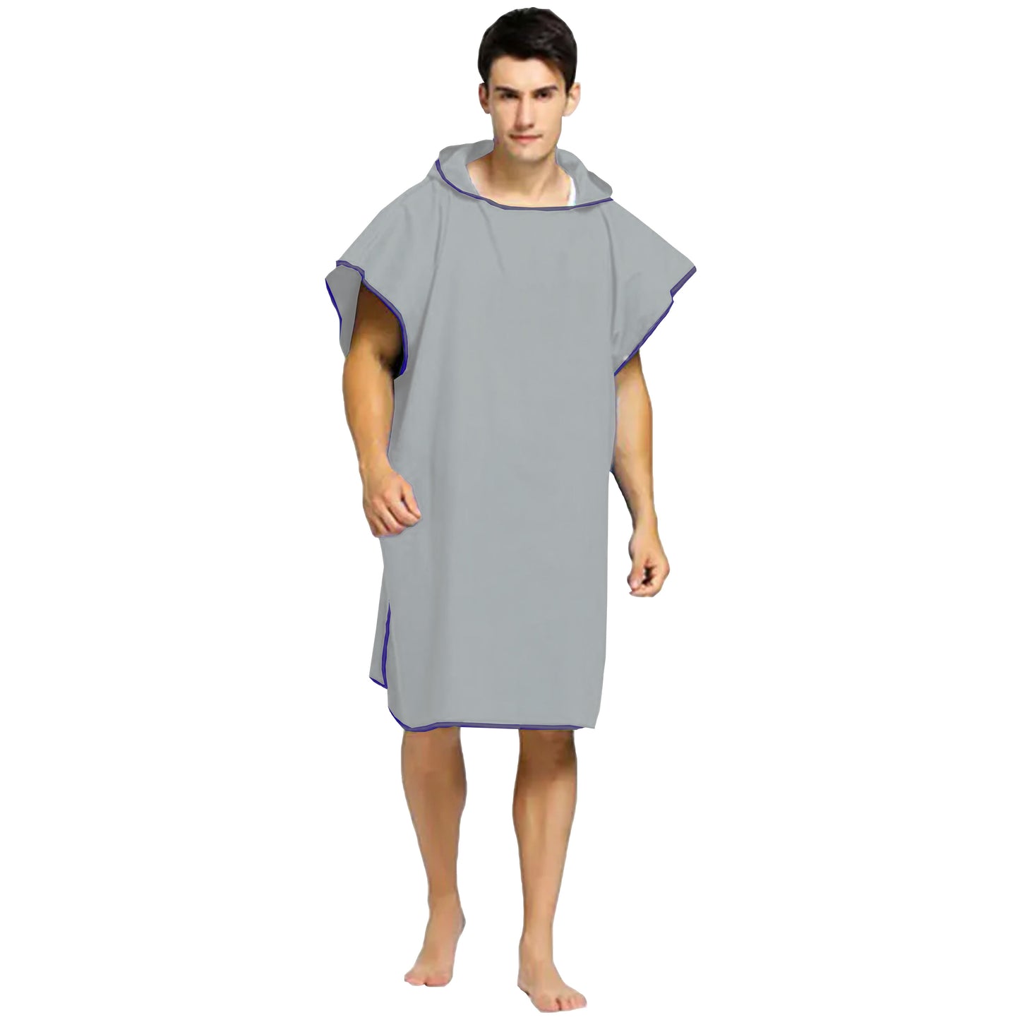 Microfibre Changing Robe / Poncho - Grey