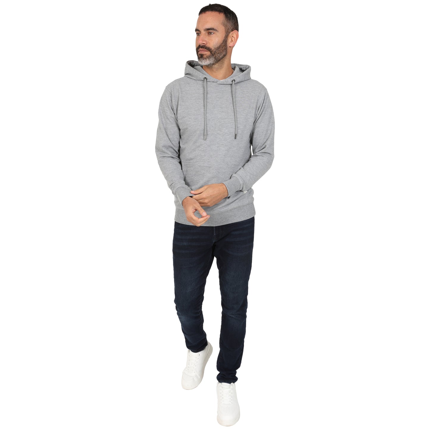 Men's Overhead Midweight Hoodie - Grey