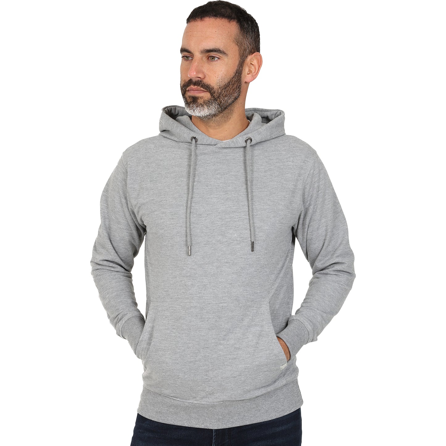 Men's Overhead Midweight Hoodie - Grey