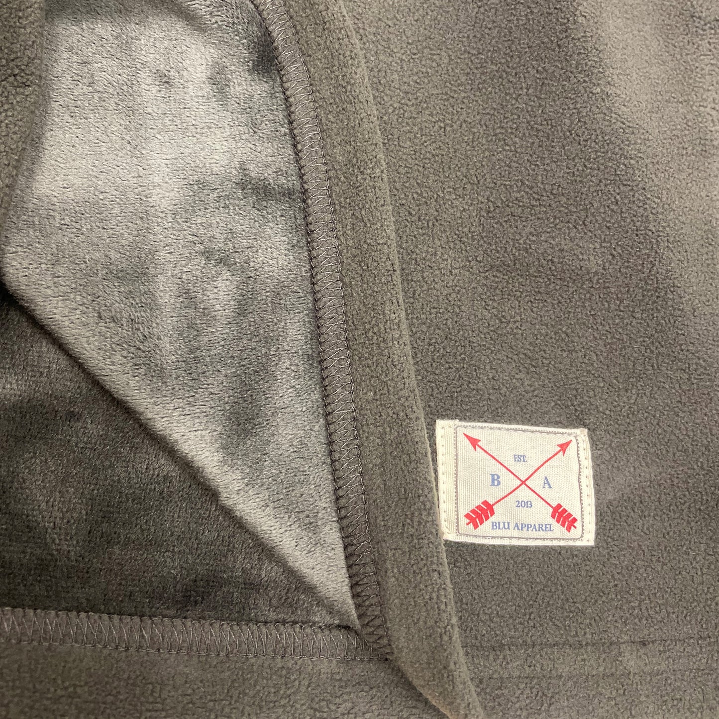 Kids 1/4 Zip Fleece Jumper - Charcoal