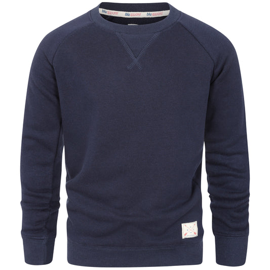 Kids Premium Crew Neck Sweater - Navy