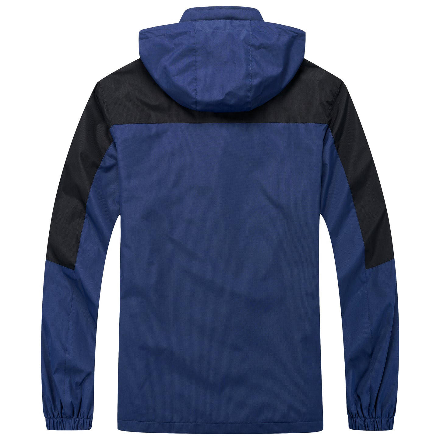 Men's Outdoor Rain Jacket - Navy & Grey