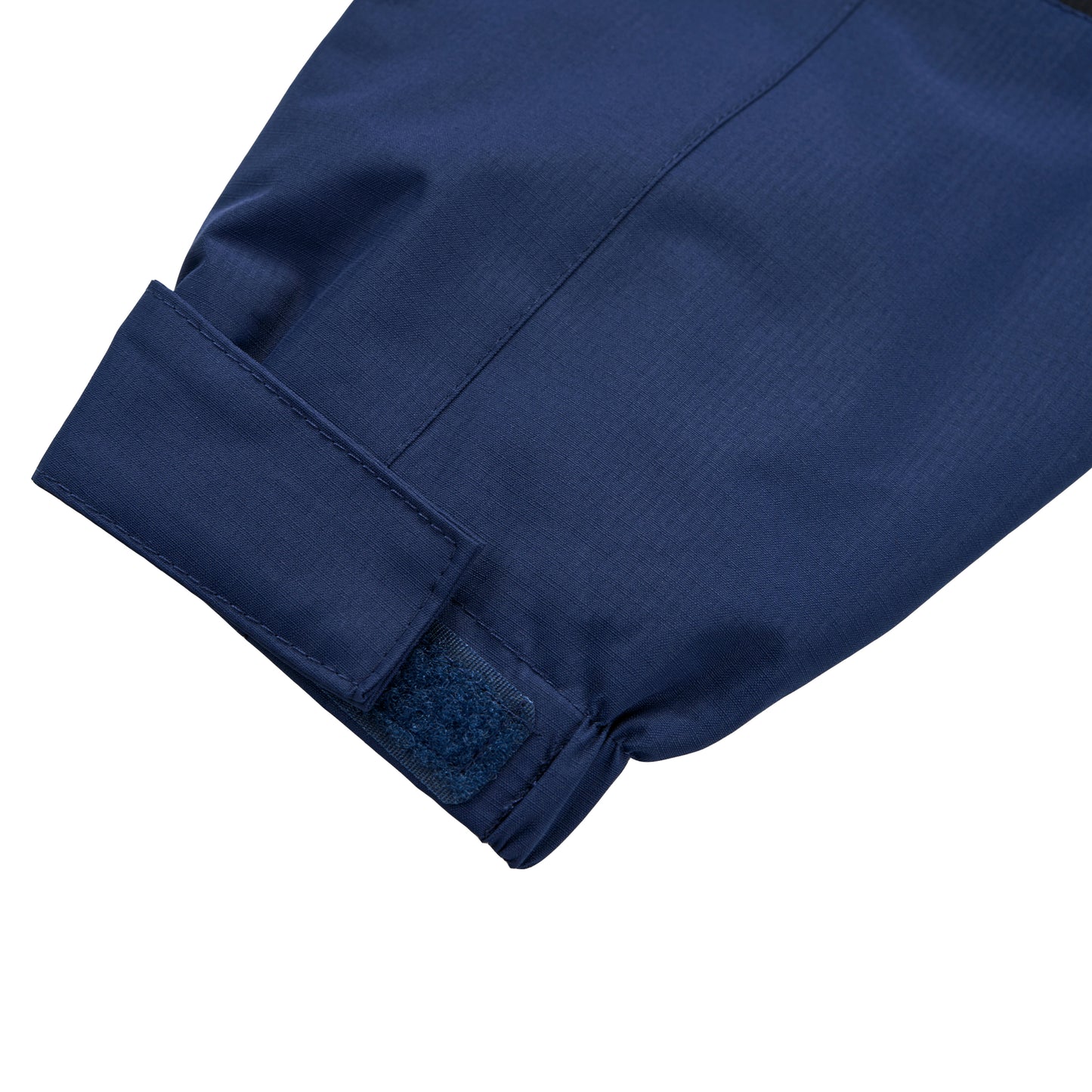 Men's Outdoor Rain Jacket - Navy & Grey