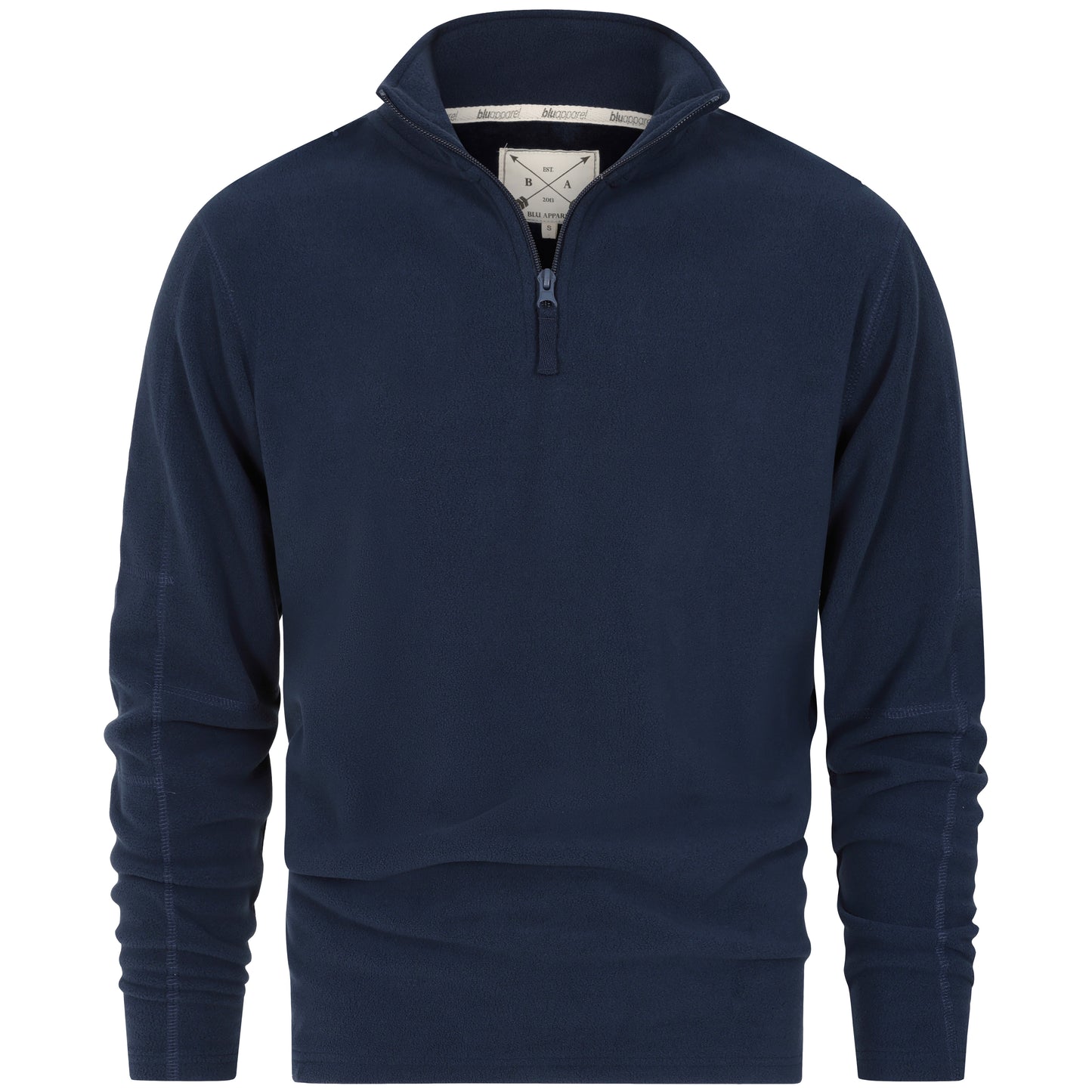 Mens 1/4 Zip Fleece Jumper - Navy