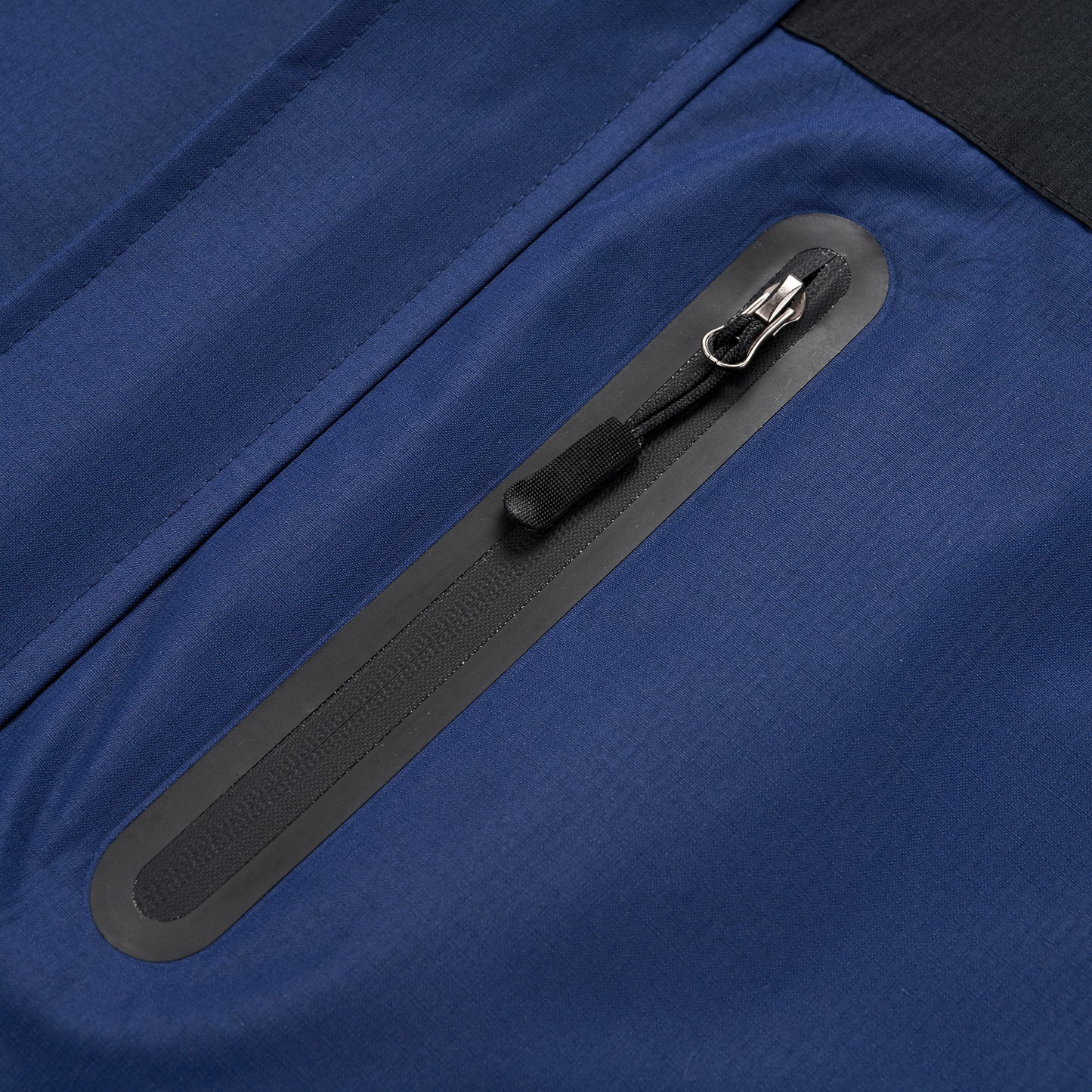 Men's Outdoor Rain Jacket - Navy & Grey