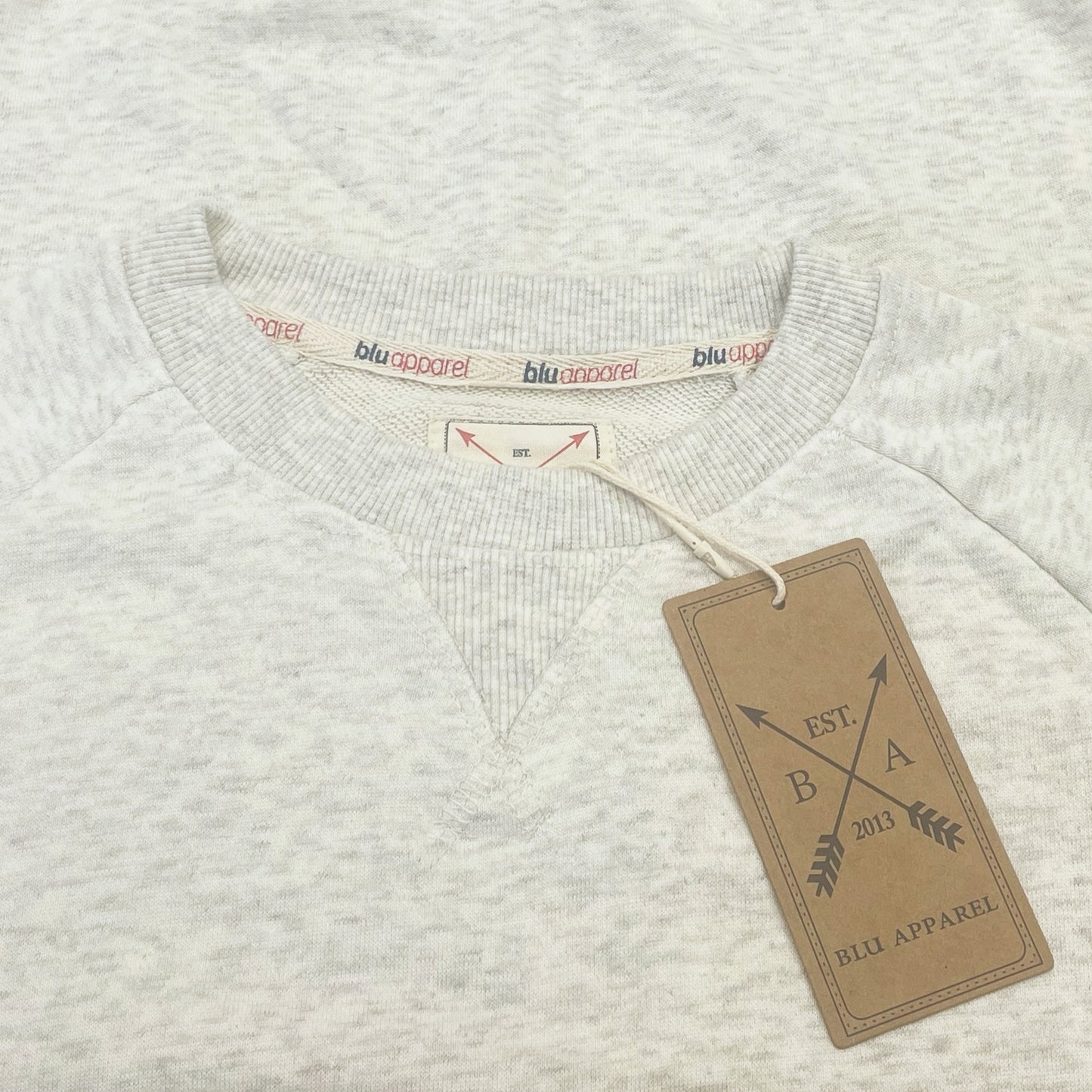 Kids Premium Crew Neck Sweater - Oatmeal