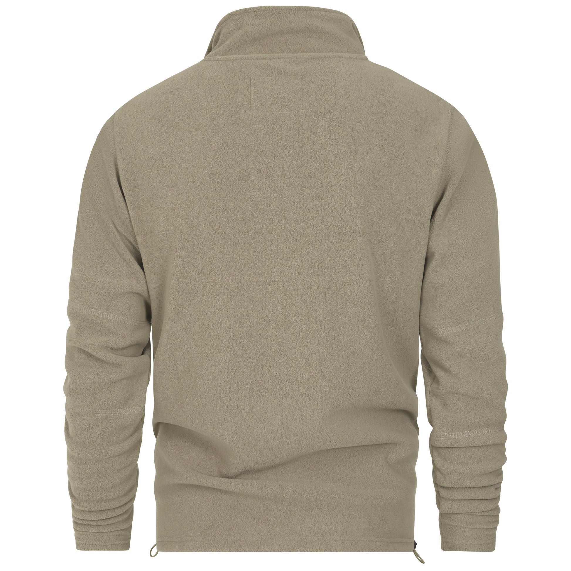 Mens 1/4 Zip Fleece Jumper - Olive Green - Blu Apparel
