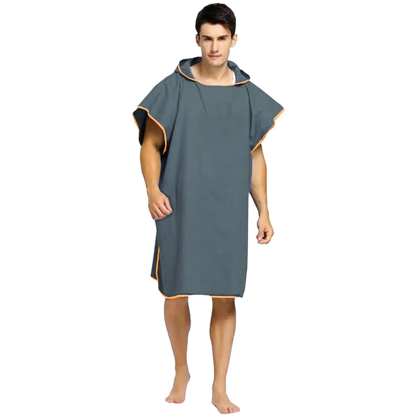 Microfibre Changing Robe / Poncho - Grey