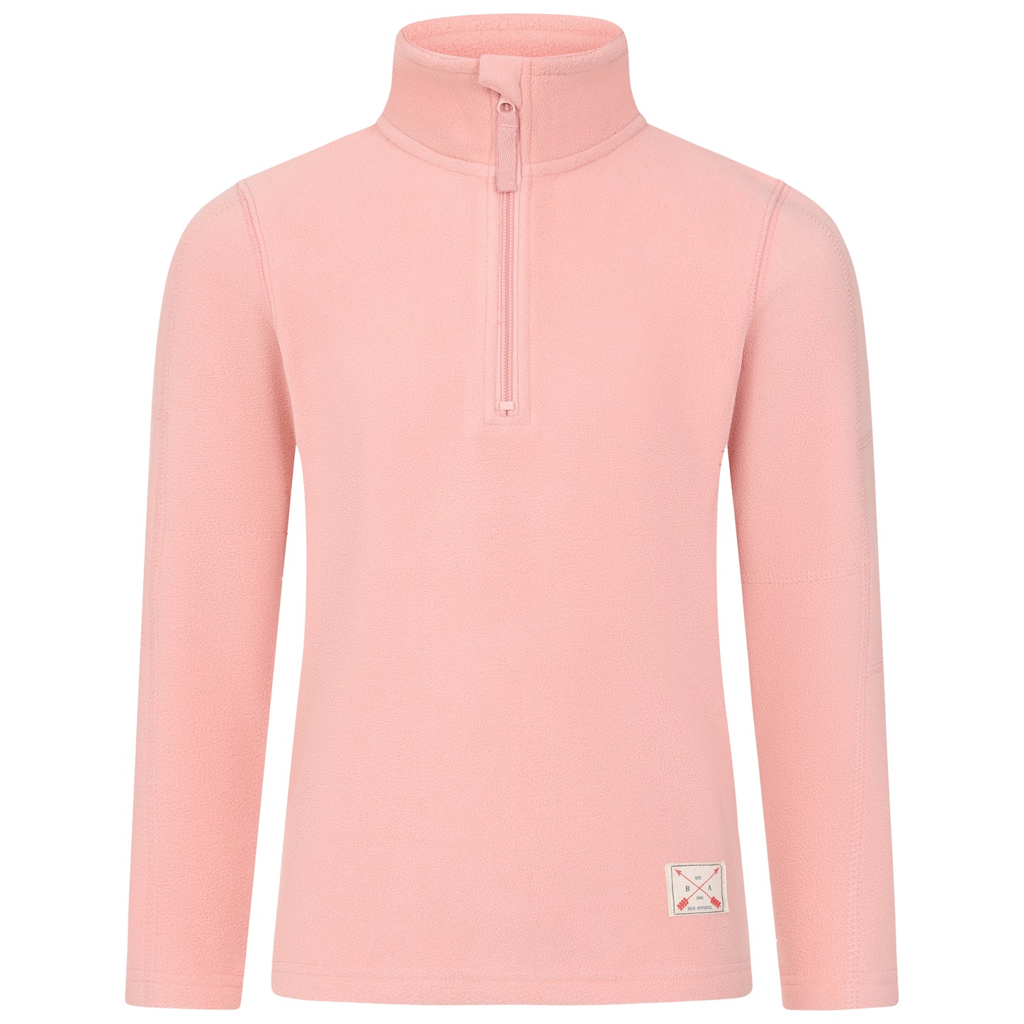 Kids 1/4 Zip Fleece Jumper - Black