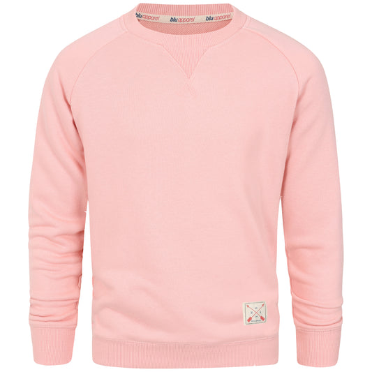 Kids Premium Crew Neck Sweater - Pink