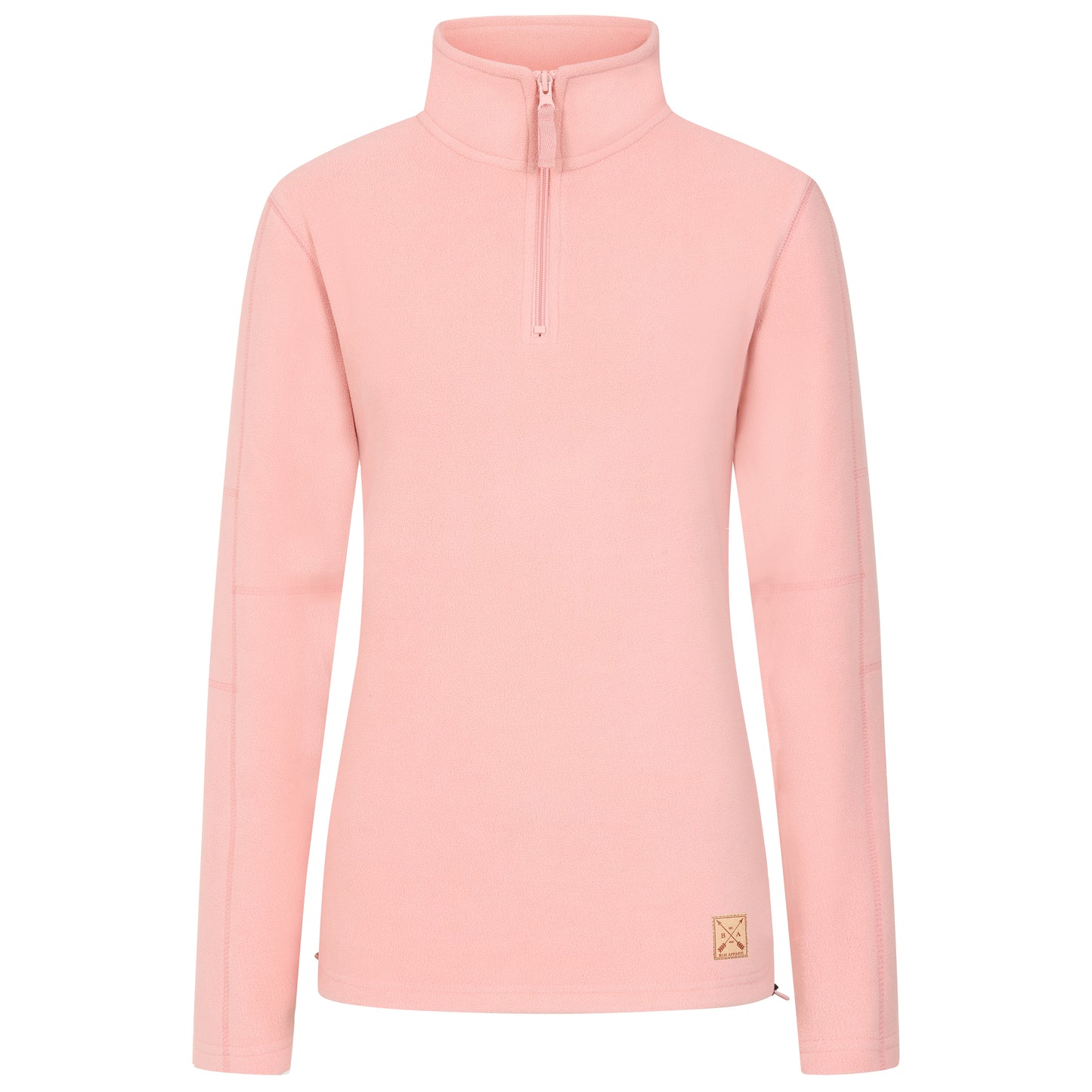 Ladies 1/4 Zip Fleece Jumper - Navy