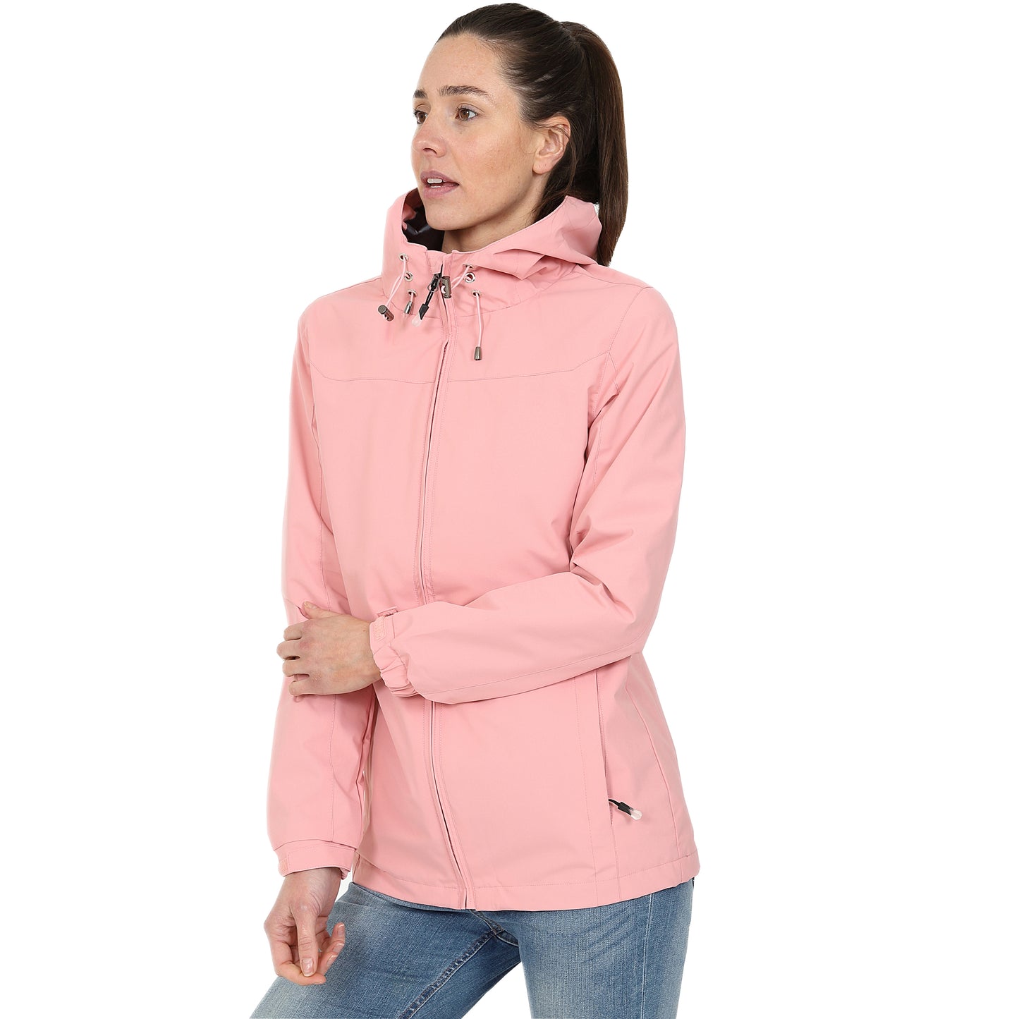 Ladies Waterproof Rain Jacket - Pink