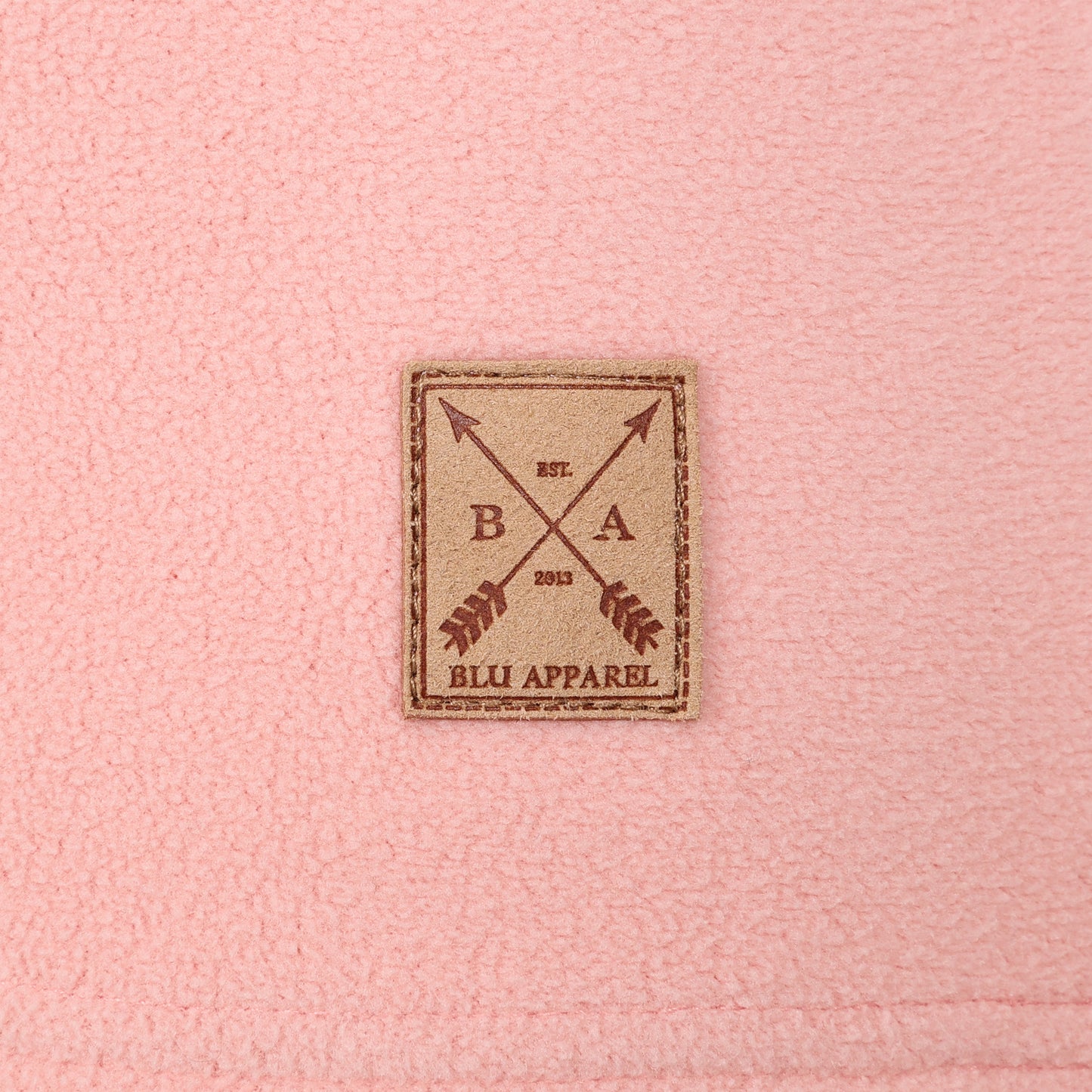 Ladies 1/4 Zip Fleece Jumper - Pink