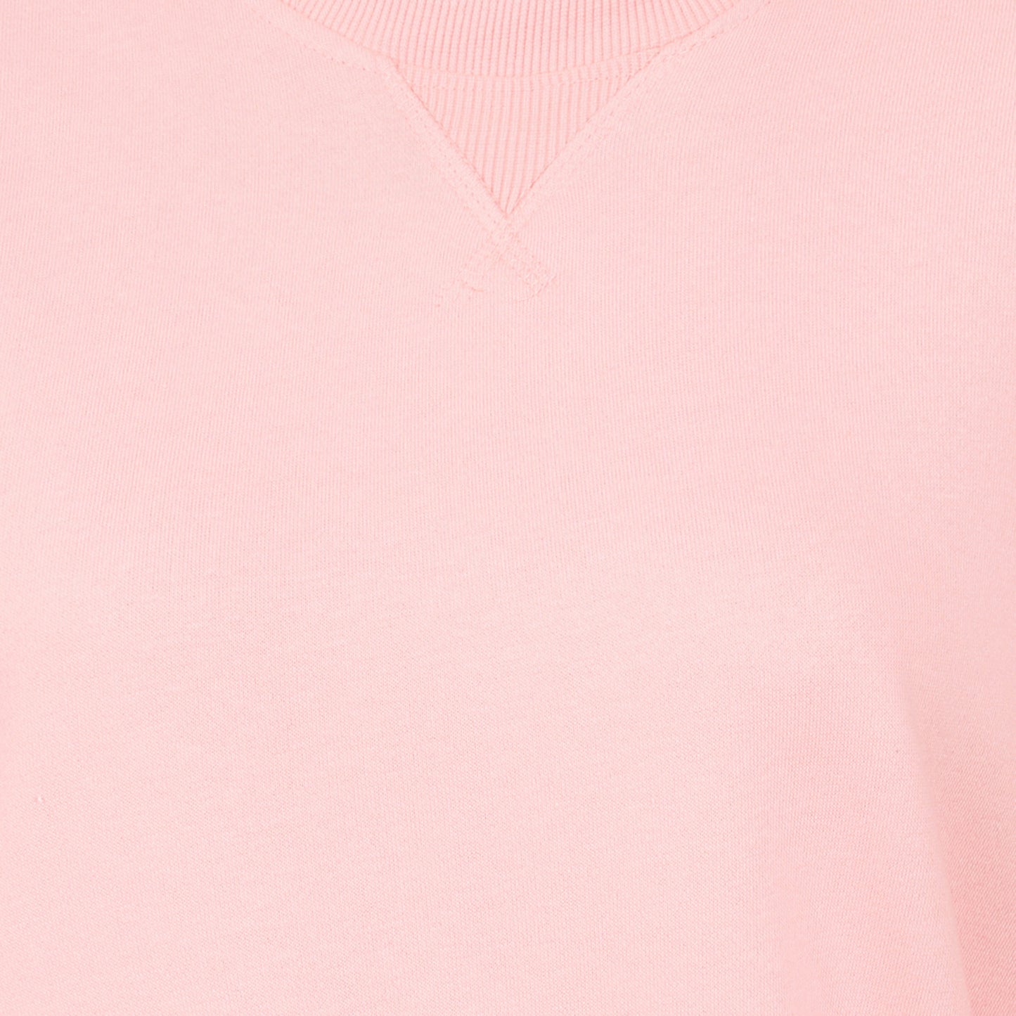 Ladies Oversized Crew Neck Sweater - Pink