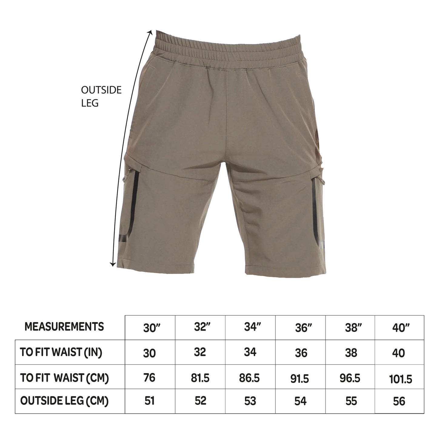 Men's Outdoor / Sports Shorts - Charcoal