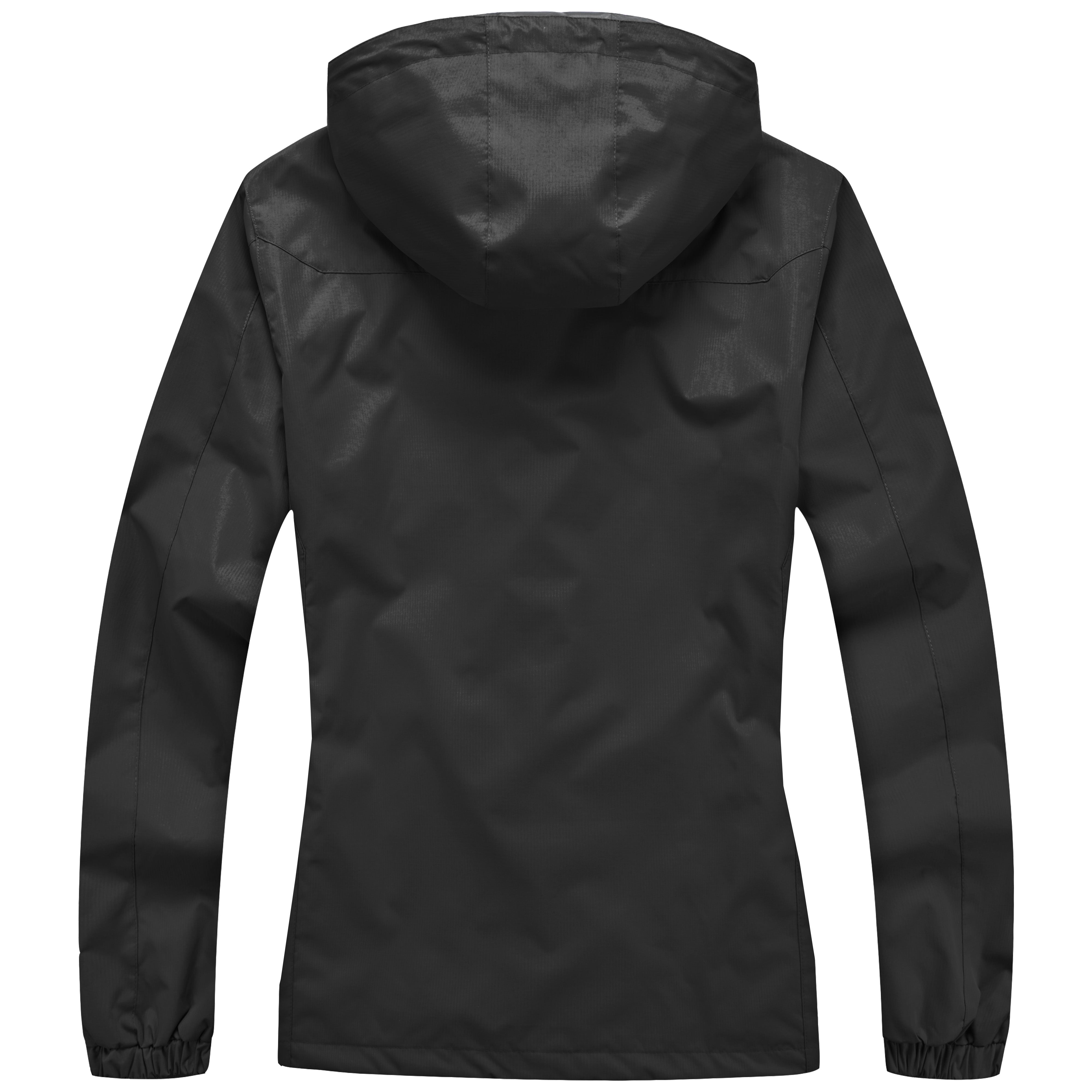 OSTOO Women's Lightweight Rain Jacket - Waterproof, Hooded, With Reflective Details For Running & Hiking