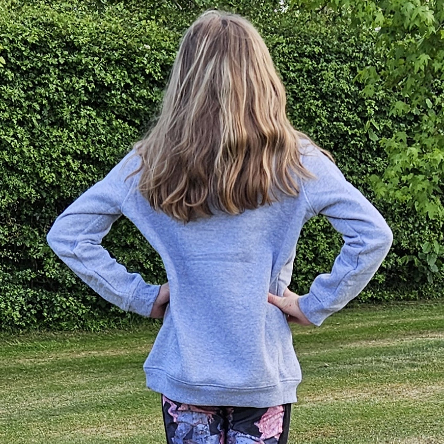 Kids Overhead Fleece Lined Hoodie - Grey