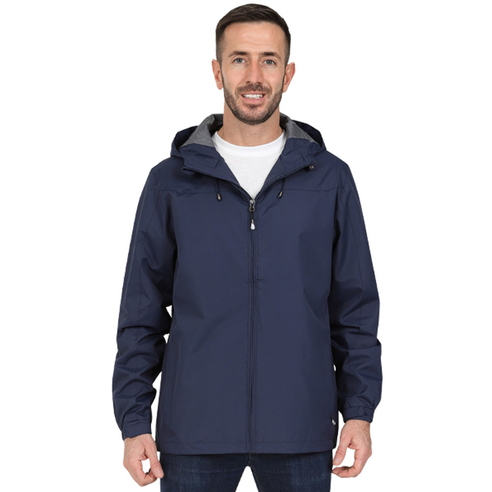 Mens Blue Rain Shirt Men's Lightweight Rain Jacket Navy – Blu Apparel