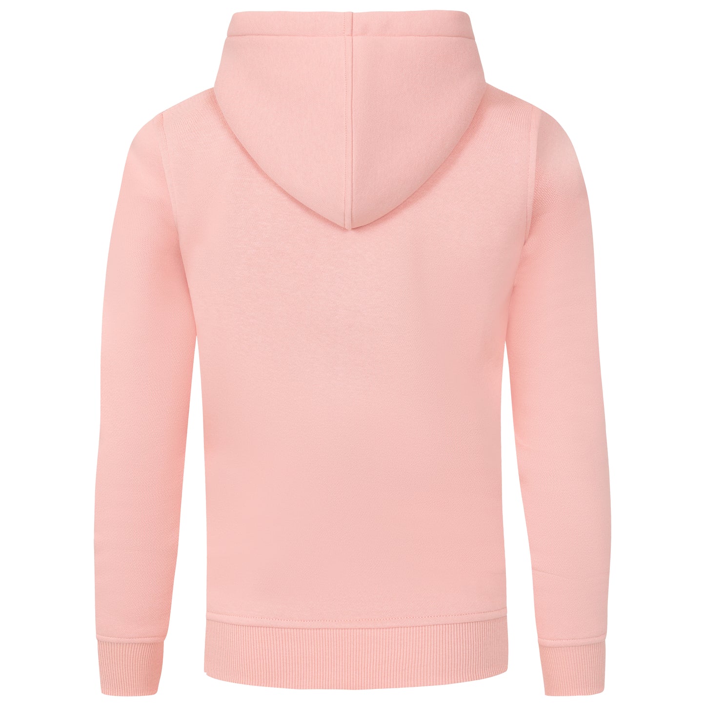 Kids Full Zip Fleece Lined Hoodie - Pink