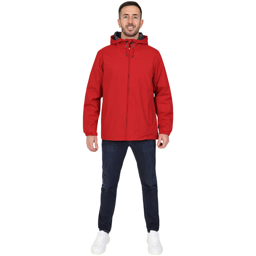 Men's Lightweight Rain Jacket - Red